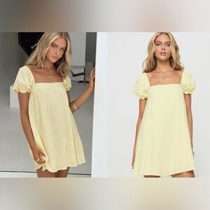 Princess Polly Yellow Mini Dress